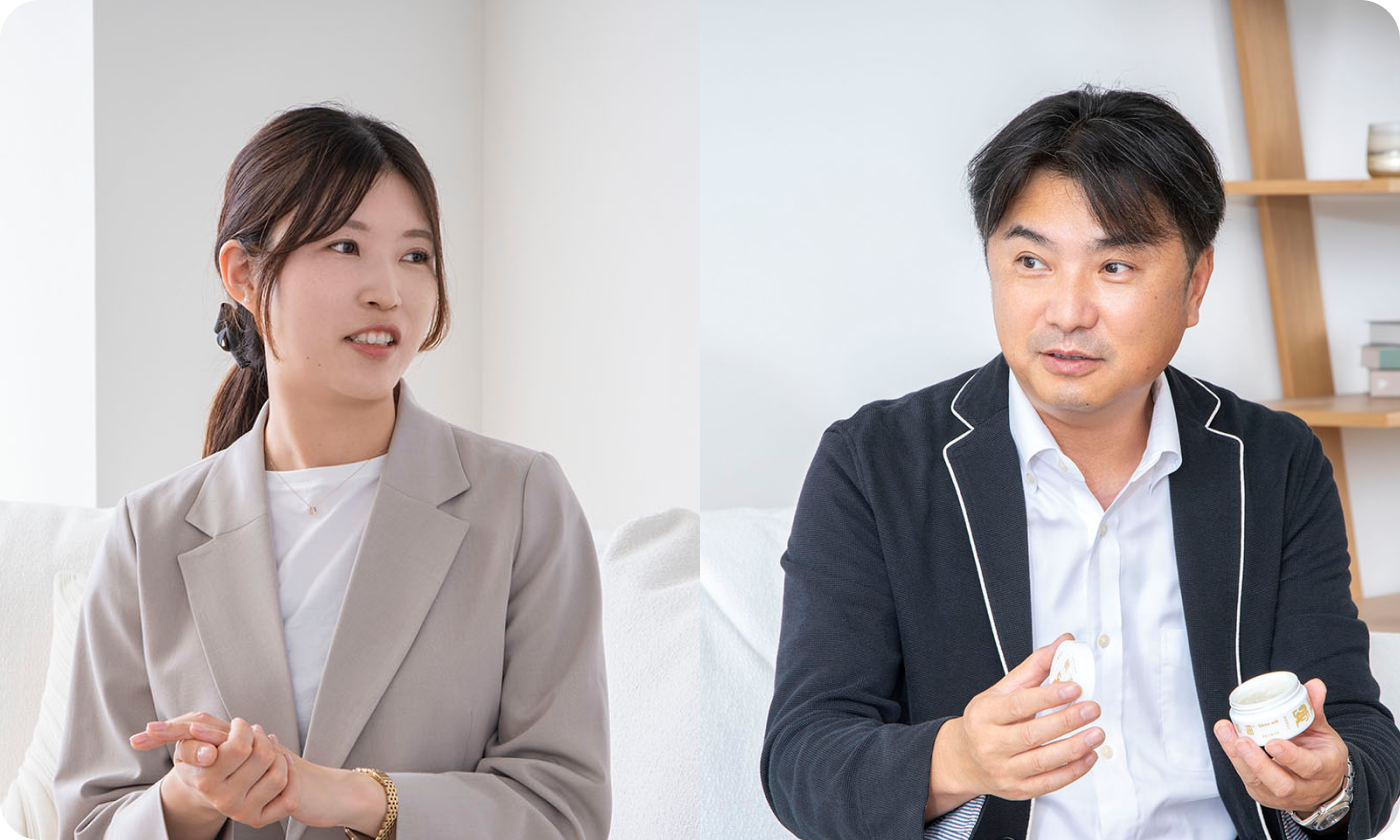 相本と鈴木が話している