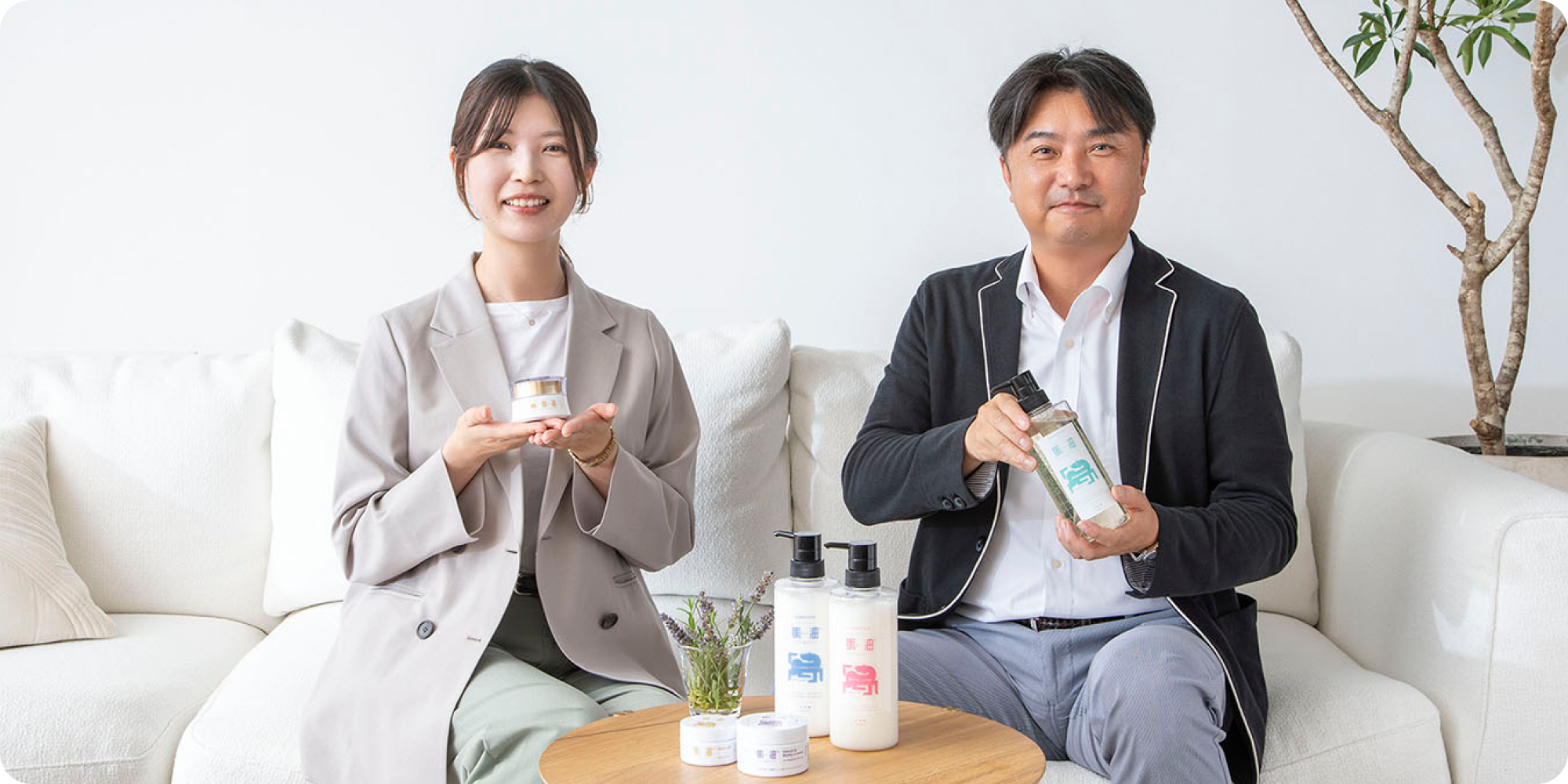 相本と鈴木の２ショット